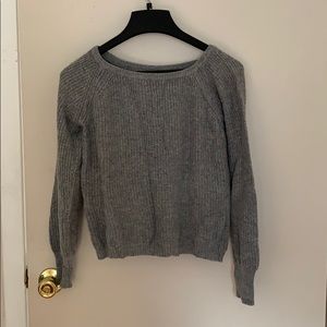 Brandy Melville Gray Knit Sweater